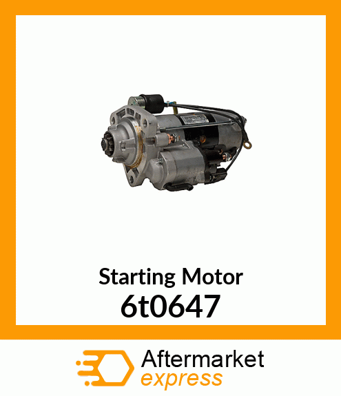 Starting Motor 6t0647