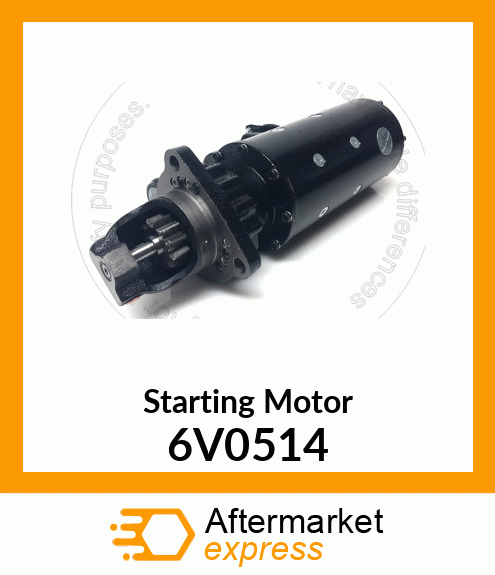 Starting Motor 6V0514