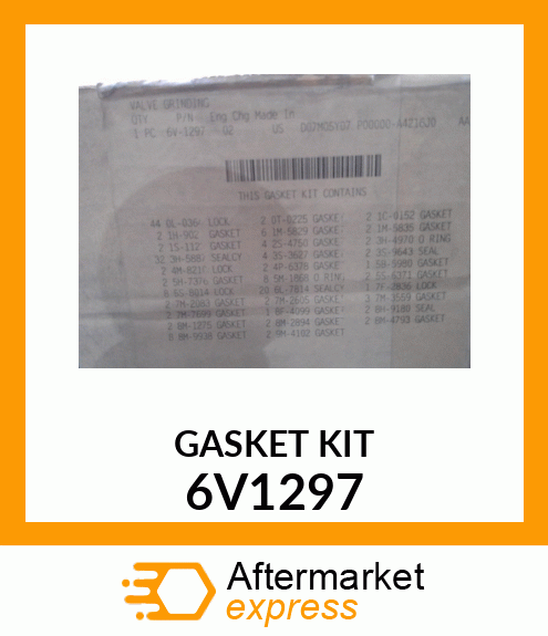 GASKET KIT 6V1297