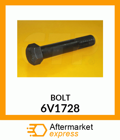 BOLT - MASTER LONG 1" D9L/N/R 6V1728