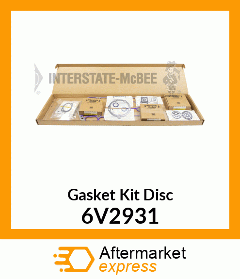 GASKET KIT DISC 6V2931