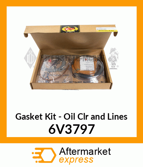 GASKET KIT- OIL COOLER & LINES 6V3797