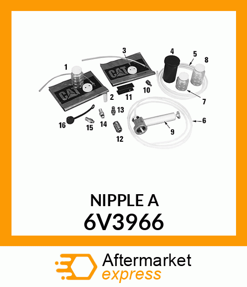 NIPPLE A 6V3966