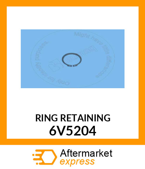 RING RETAINING 6V5204