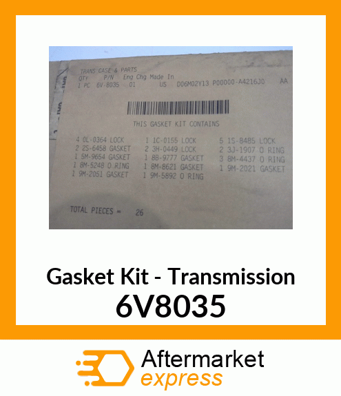 KIT GASKET 6V8035