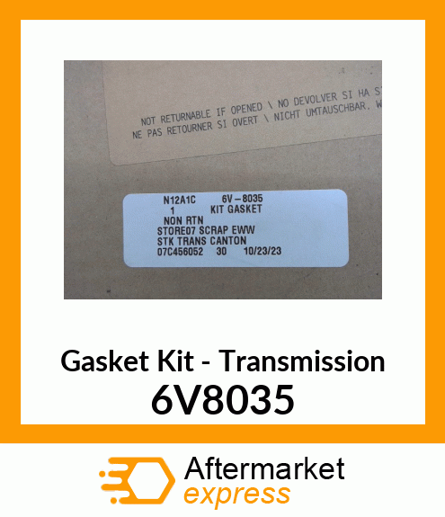 KIT GASKET 6V8035