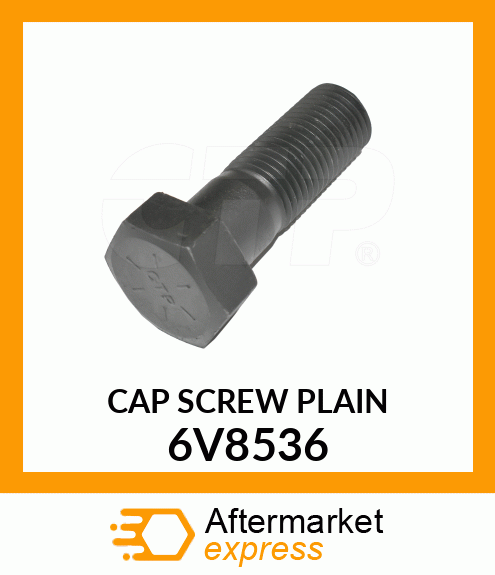 CAP SCREW PLAIN 6V8536