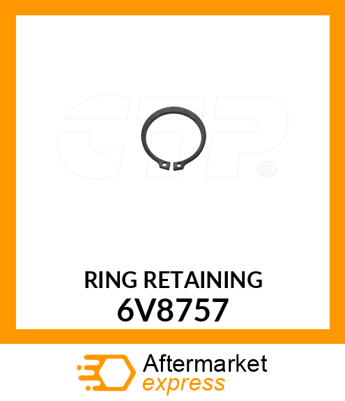 RING RETAINING 6V8757