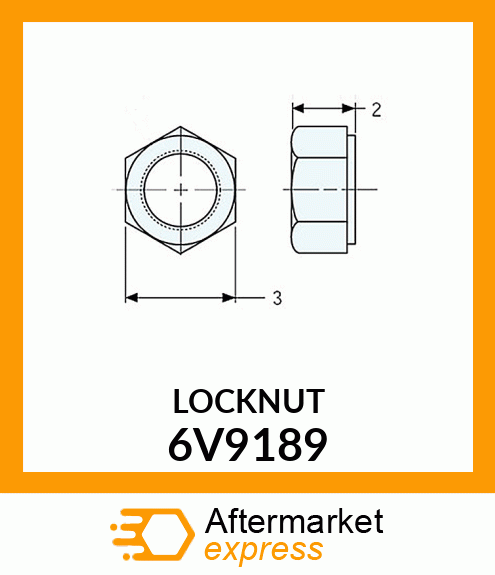 LOCKNUT 6V9189