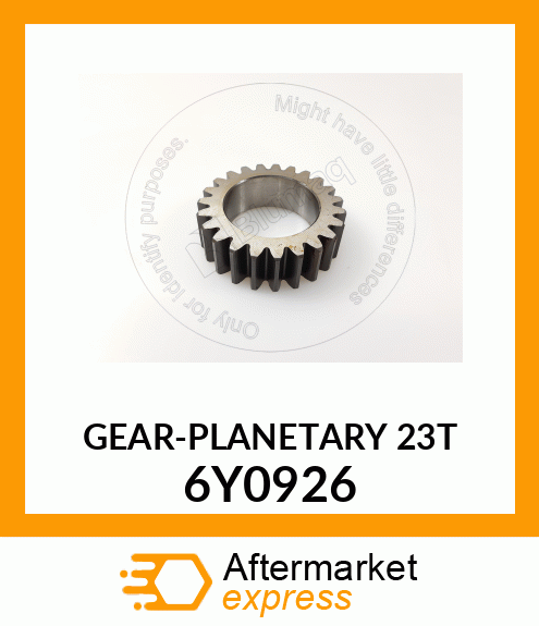 GEAR, PLANETARY FINAL DRIVE 6Y0926