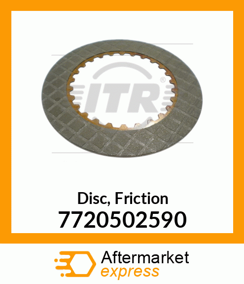 Disc, Friction 7720502590