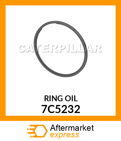 PISTON RING-OIL 7C5232