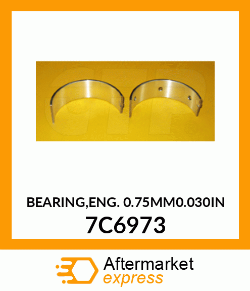 MAIN BEARING .75MM 7C6973