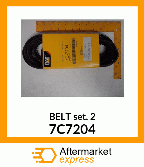 V BELT SET 7C7204