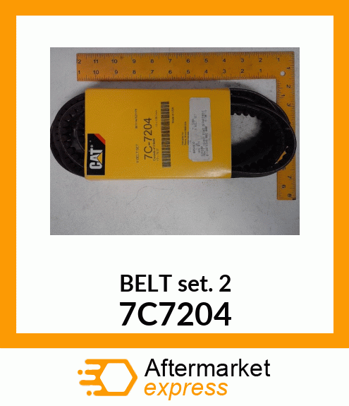 V BELT SET 7C7204