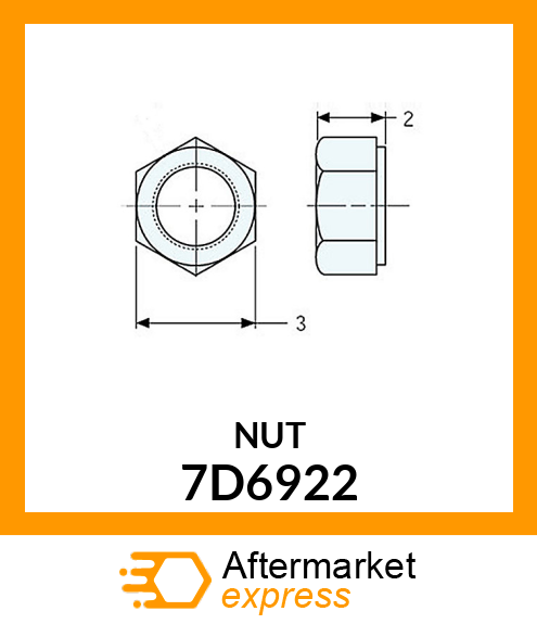 NUT 7D6922