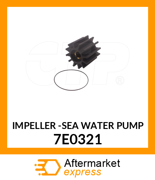 IMPELLER -SEA WATER PUMP 7E0321