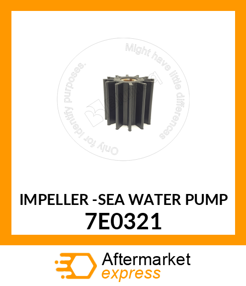 IMPELLER -SEA WATER PUMP 7E0321