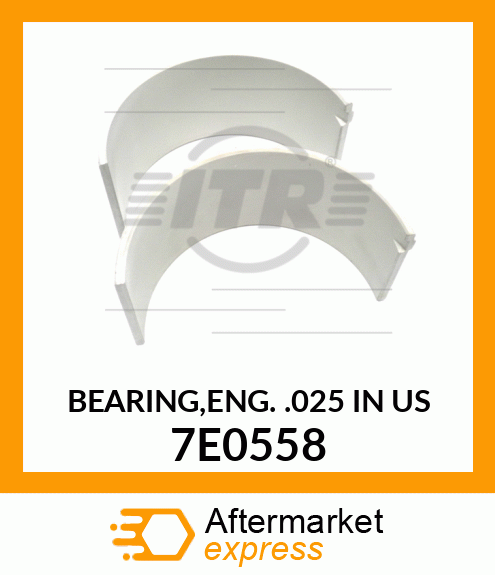 ROD BEARING .025 7E0558