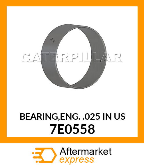 ROD BEARING .025 7E0558