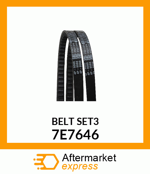 BELT SET(3) 7E7646