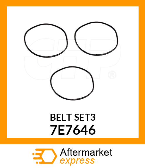 BELT SET(3) 7E7646