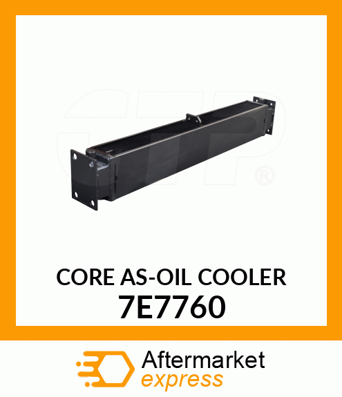 CORE AS-OIL COOLER 7E7760