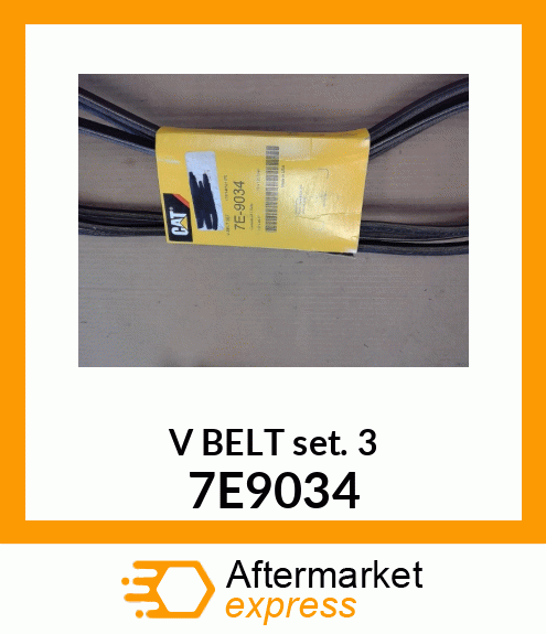 V BELT SET 7E9034