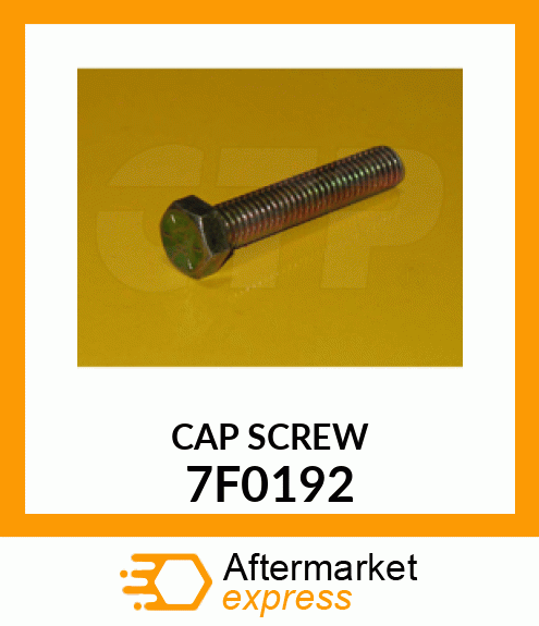 CAP SCREW 7F0192