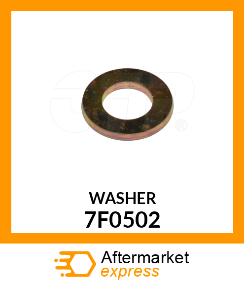 WASHER 6H0635 7F0502