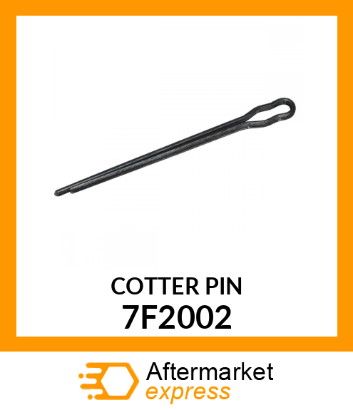 COTTER PIN 7F2002