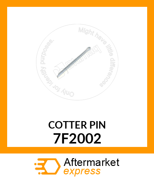 COTTER PIN 7F2002