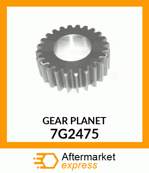 GEAR, PLANETARY TRANSMISSION 7G2475