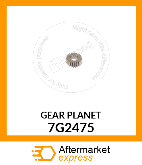 GEAR, PLANETARY TRANSMISSION 7G2475