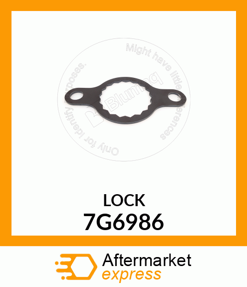 LOCK, NUT 7G6986