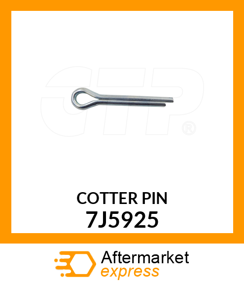 COTTER PIN 7J5925