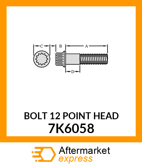 BOLT 7K6058