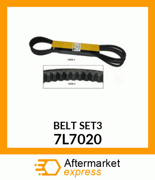 V-BELT SET 7L7020