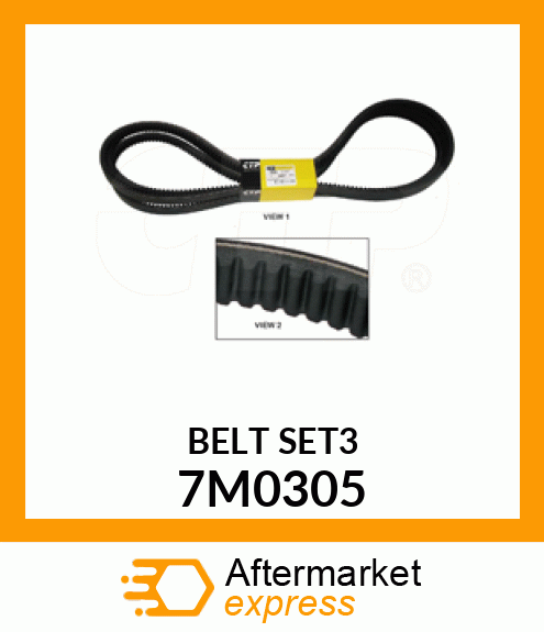 VEE BELT SET 7M0305