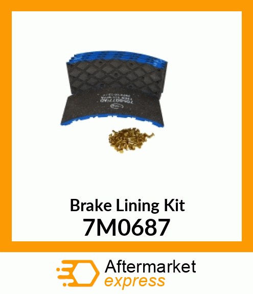 Brake Lining Kit 7M0687