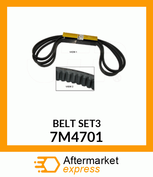 V-BELT SET 7M4701