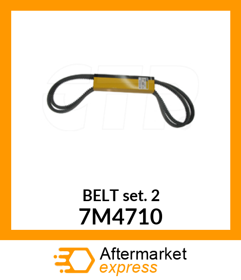 V BELT SET 7M4710