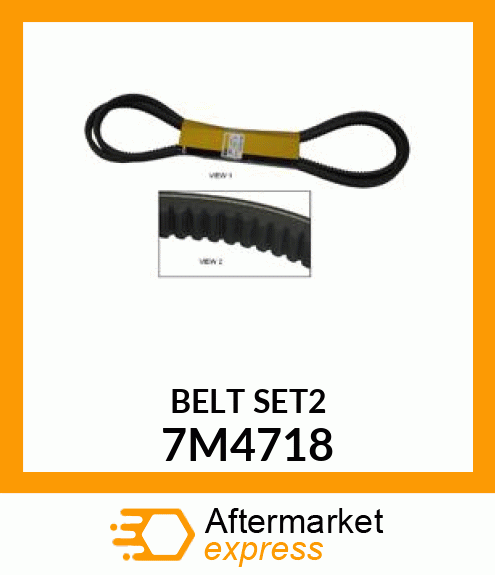 V BELT SET 7M4718