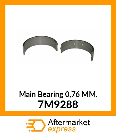 Main Bearing 7M9288