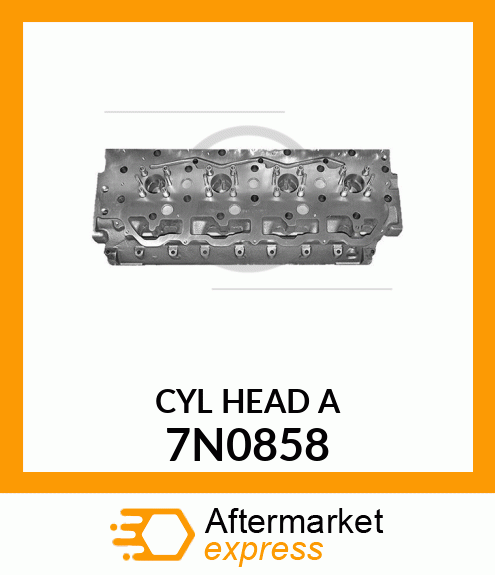 CYLINDER HEAD (LOADED)3408 7N0858