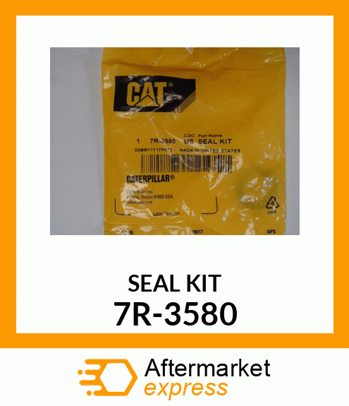 SEAL KIT 7R-3580