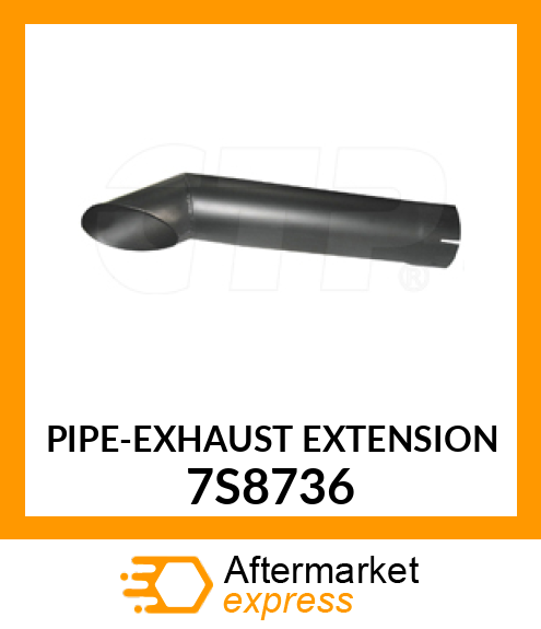 PIPE-EXHAUST EXT PCF 7S8736