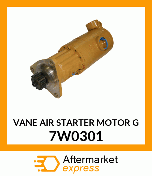 VANE AIR STARTER MOTOR G 7W0301