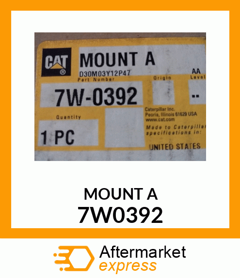 MOUNT A 7W0392