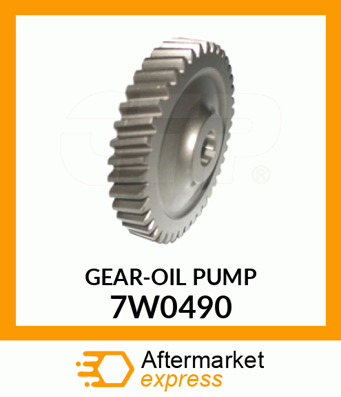 GEAR, OIL PUMP 7W0490